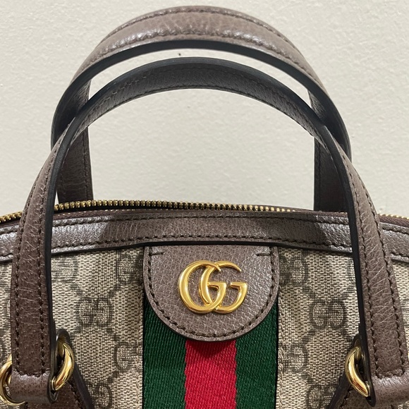 ♥️Gucci
beige Ophidia GG medium top handle bag♥️ - Picture 5 of 17